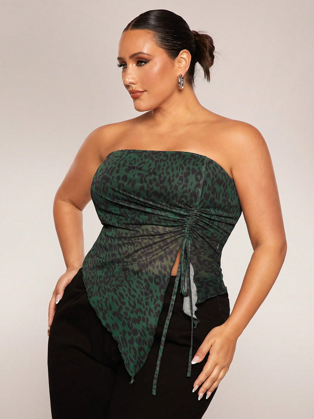 Top SHEIN, verde
