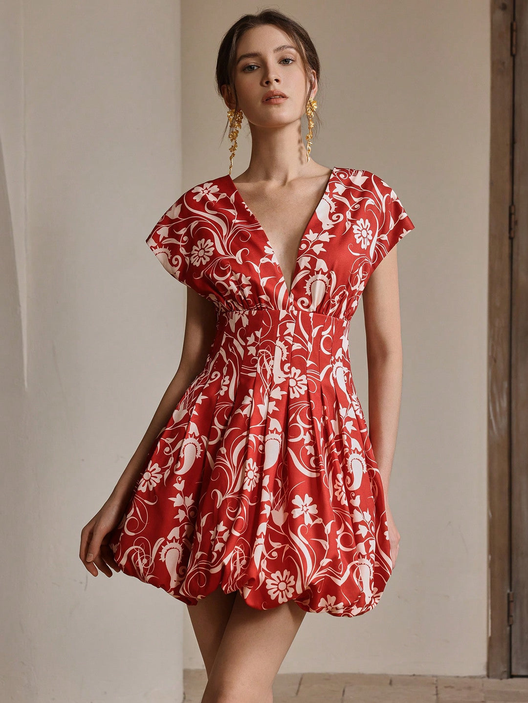 Rochie mini SHEIN, roșu