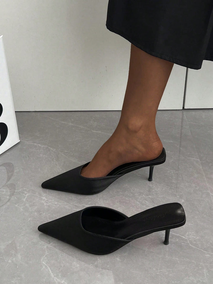 Pantofi cu toc SHEIN, negru
