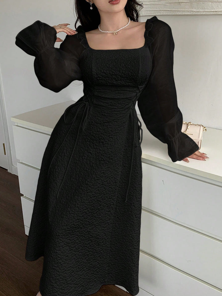 Rochie midi SHEIN, negru