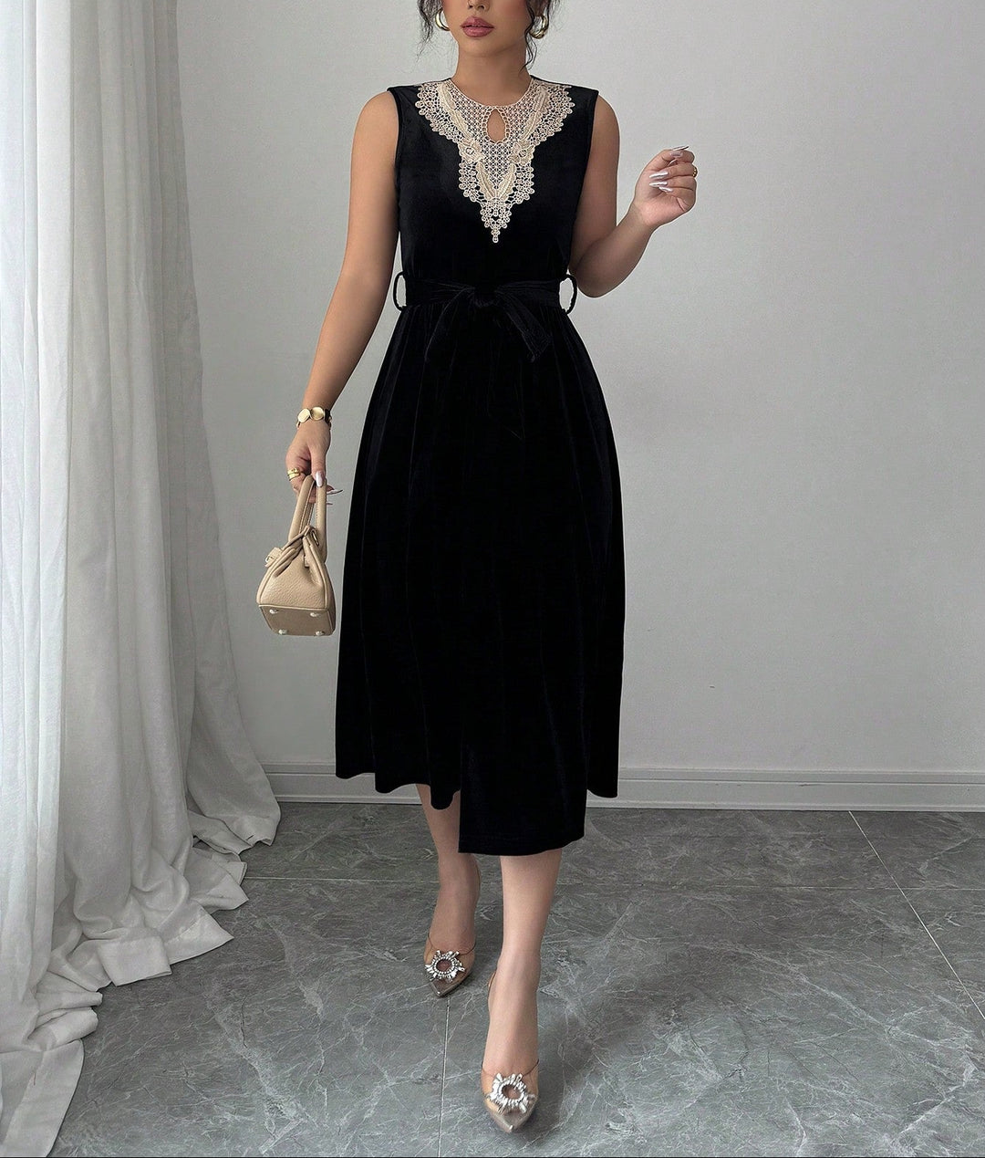 Rochie midi Shein, negru