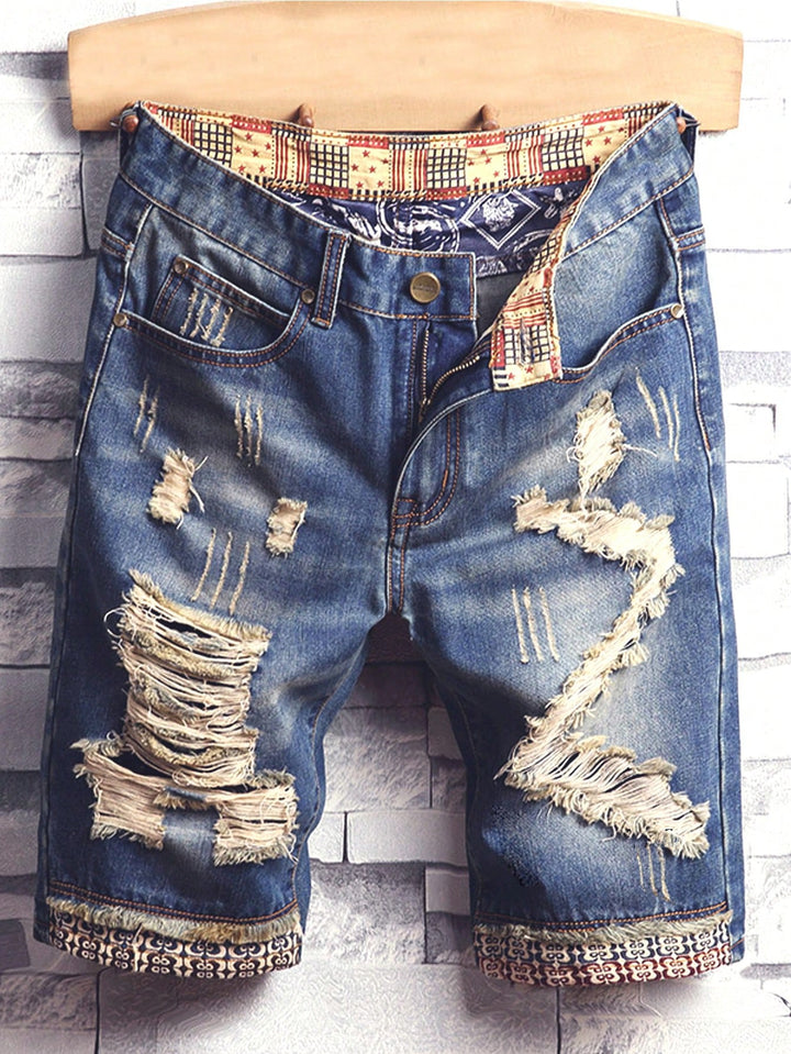 Pantaloni scurți SHEIN, albastru