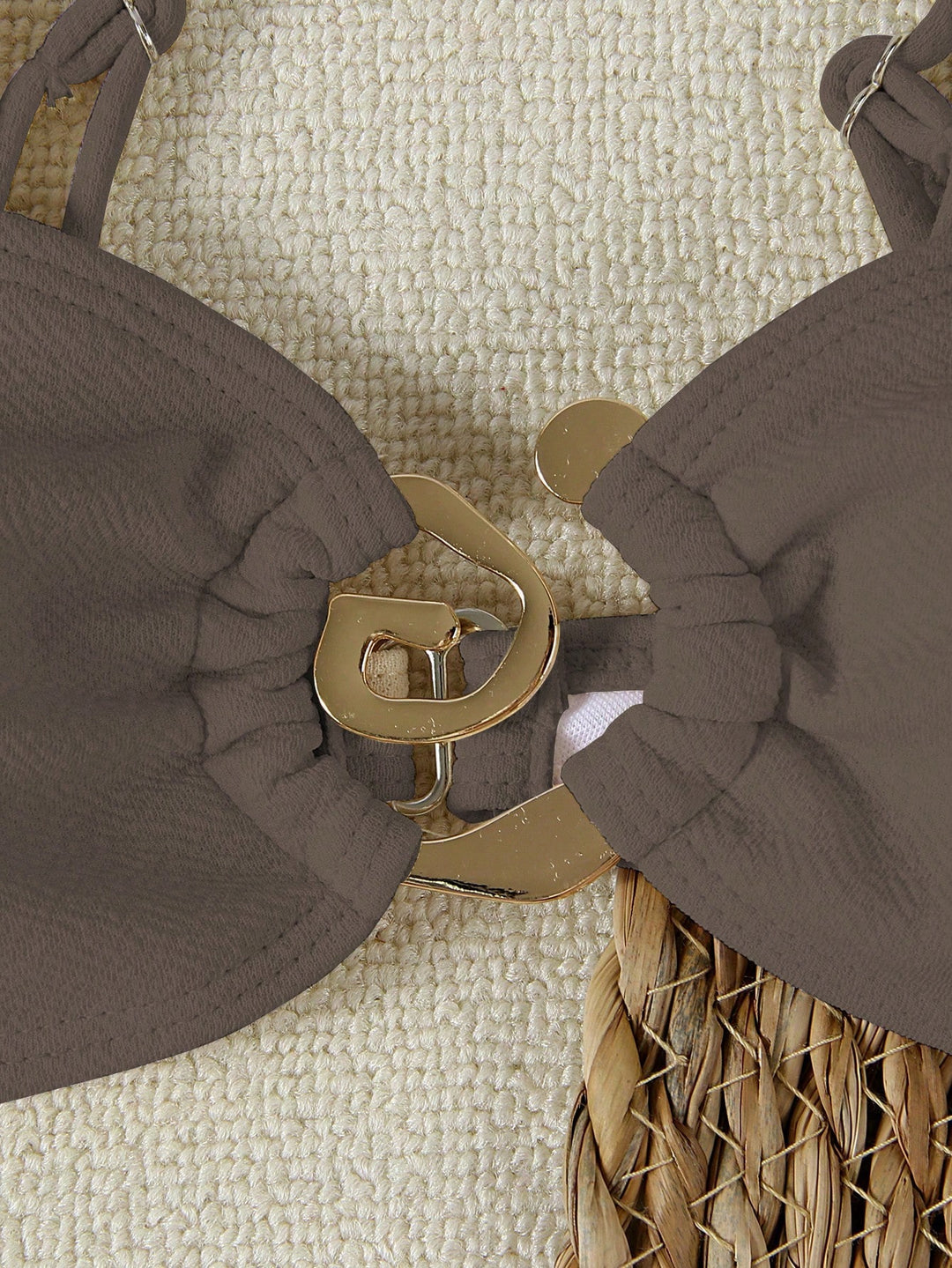 SHEIN brown swimsuit