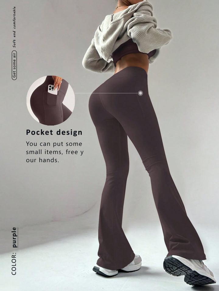 Pantaloni SHEIN, galben