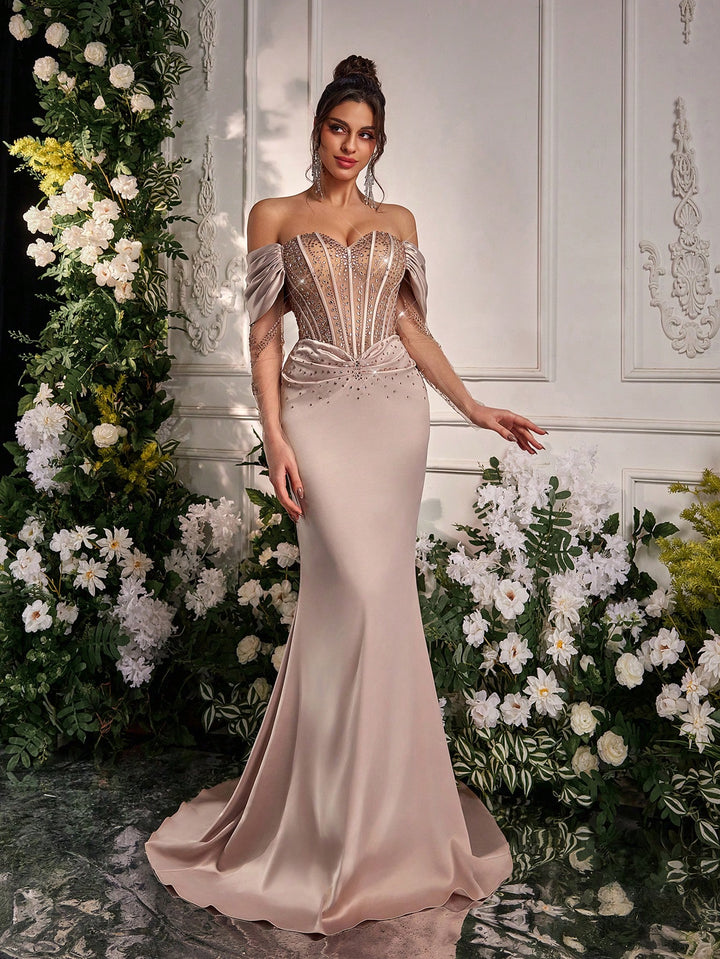 Rochie SHEIN, kaki