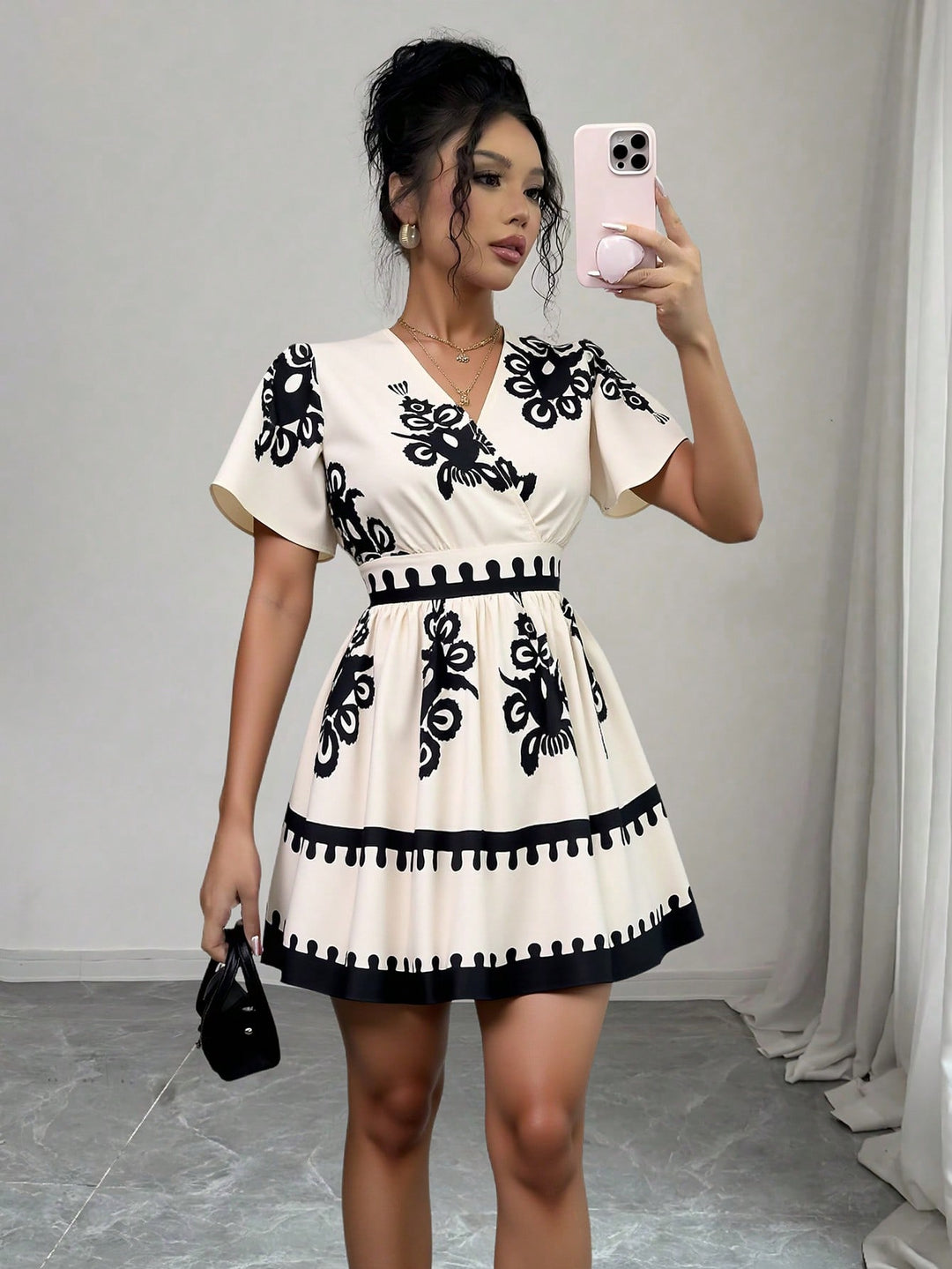 Rochie scurtă SHEIN, mix culori