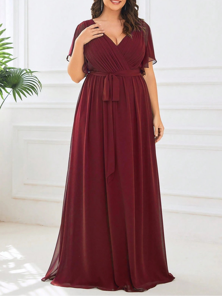 Rochie maxi SHEIN, vișiniu