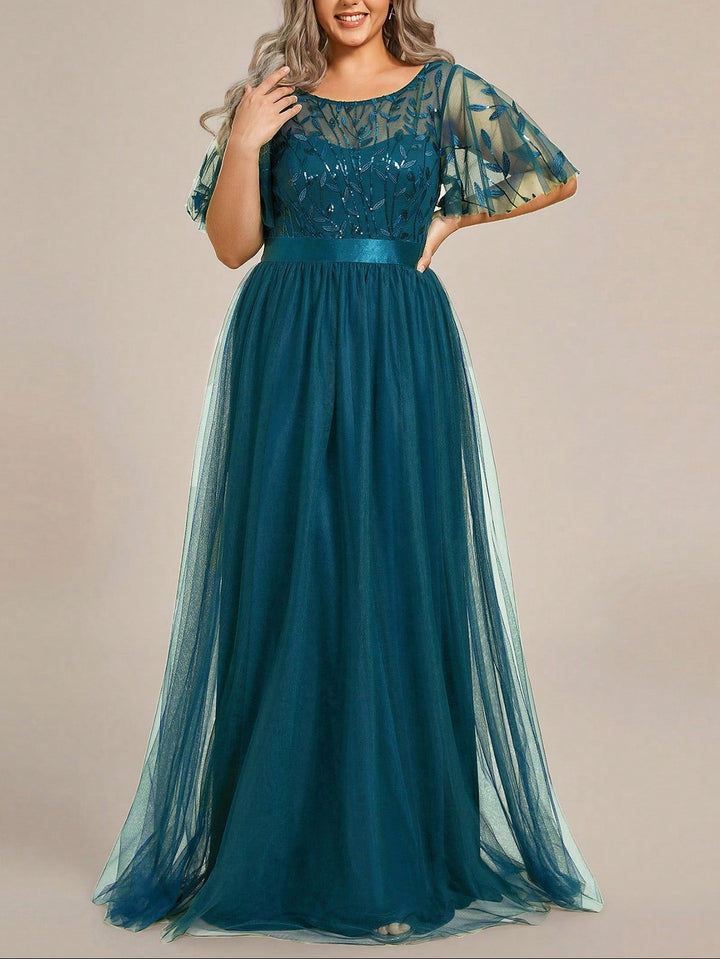 Rochie maxi SHEIN, albastru