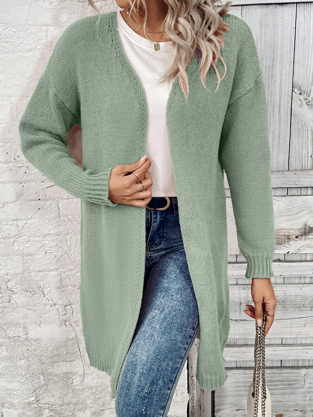 Cardigan SHEIN, verde