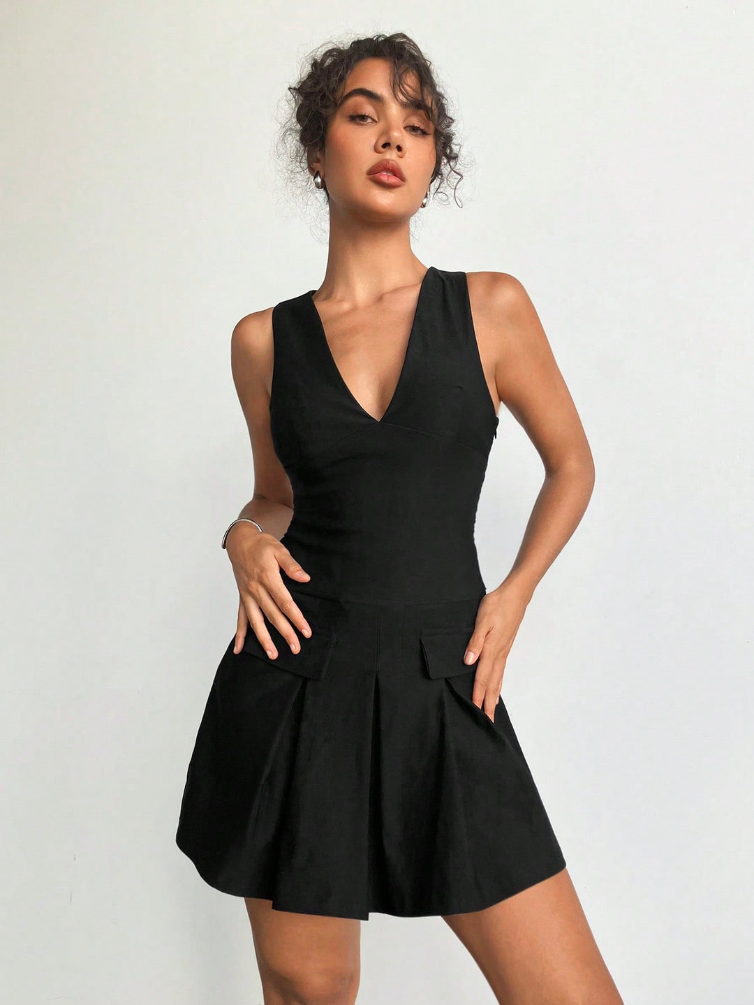 Rochie mini SHEIN, negru