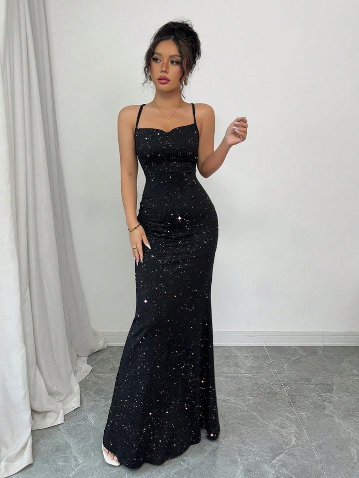Rochie maxi SHEIN, negru