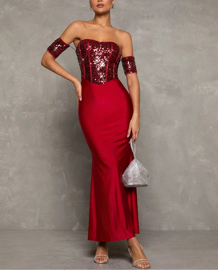 Rochie de ocazie SHEIN, vișiniu