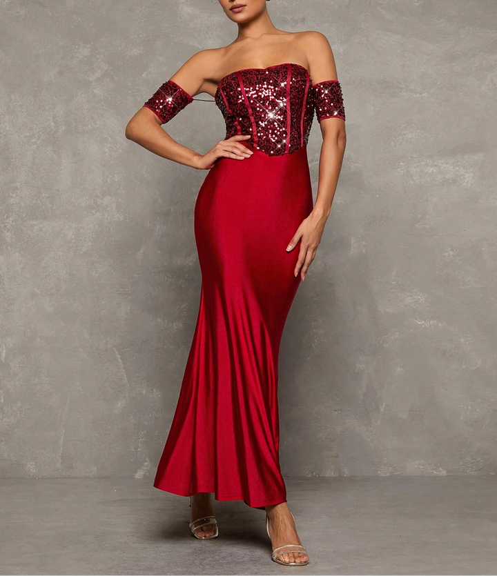 Rochie de ocazie SHEIN, vișiniu