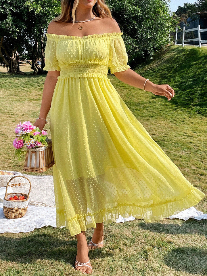Rochie maxi SHEIN, galben