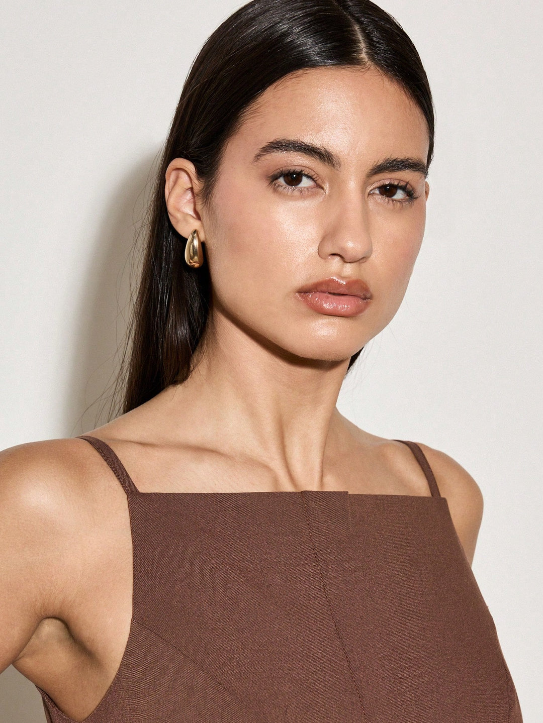 Rochie midi SHEIN, maro