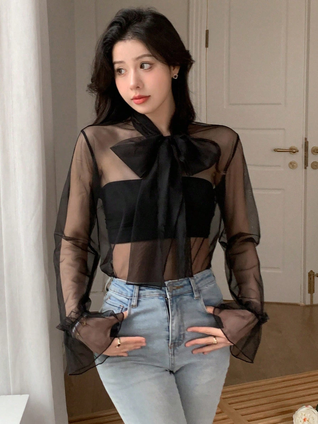 Bluza SHEIN, negru