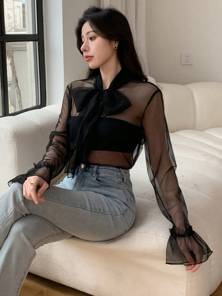 Bluza SHEIN, negru