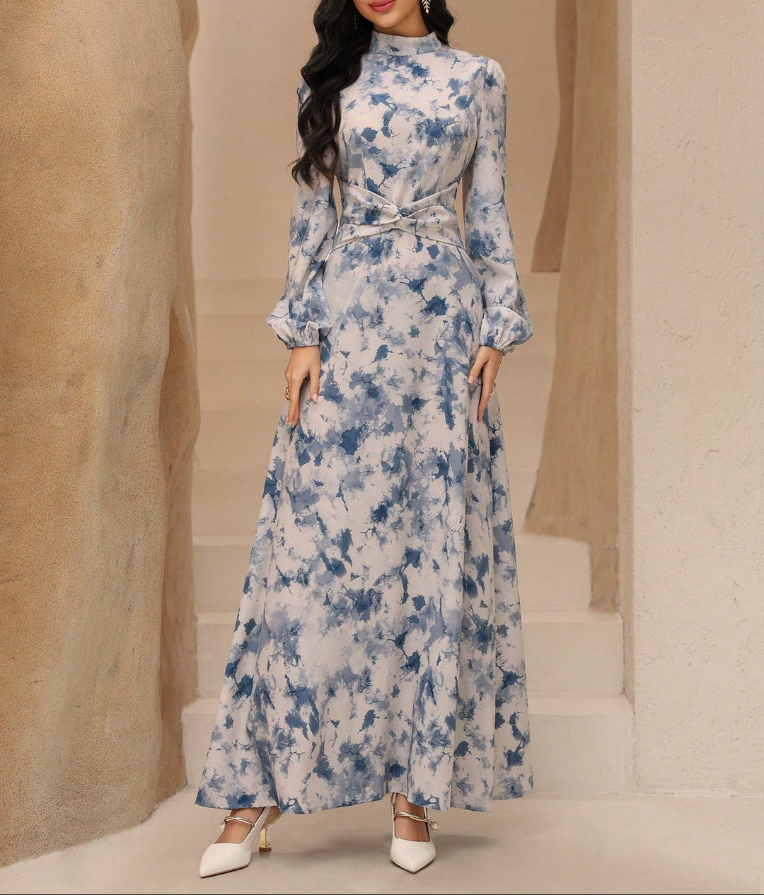 Rochie maxi SHEIN, mix culori