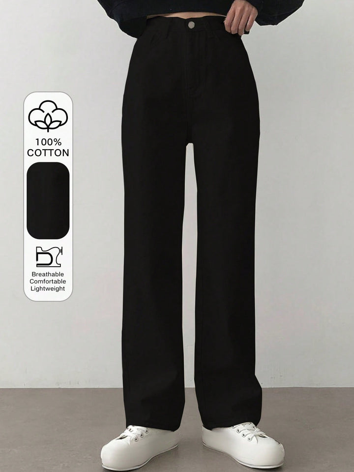 Pantaloni SHEIN, negru