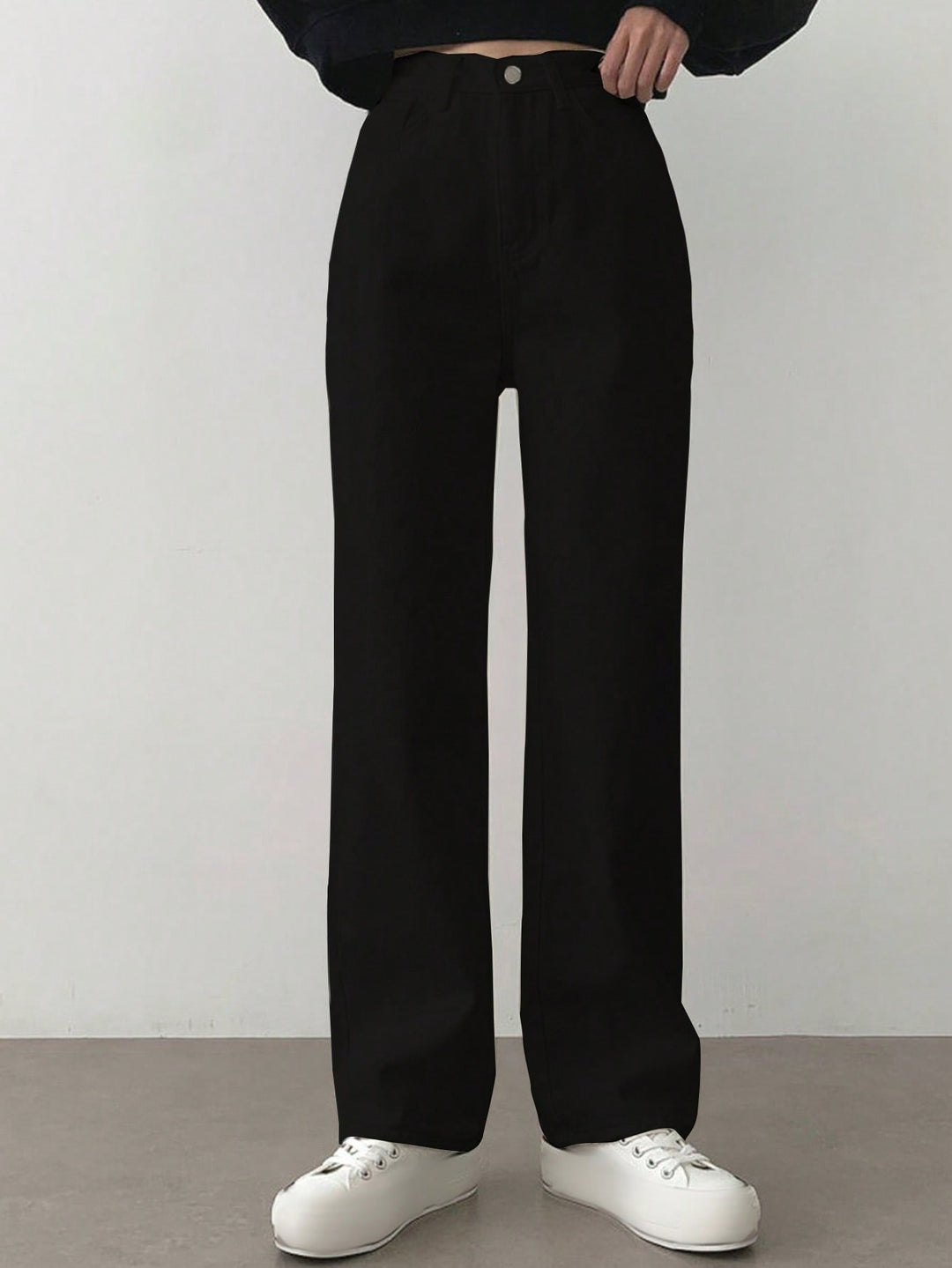 Pantaloni SHEIN, negru