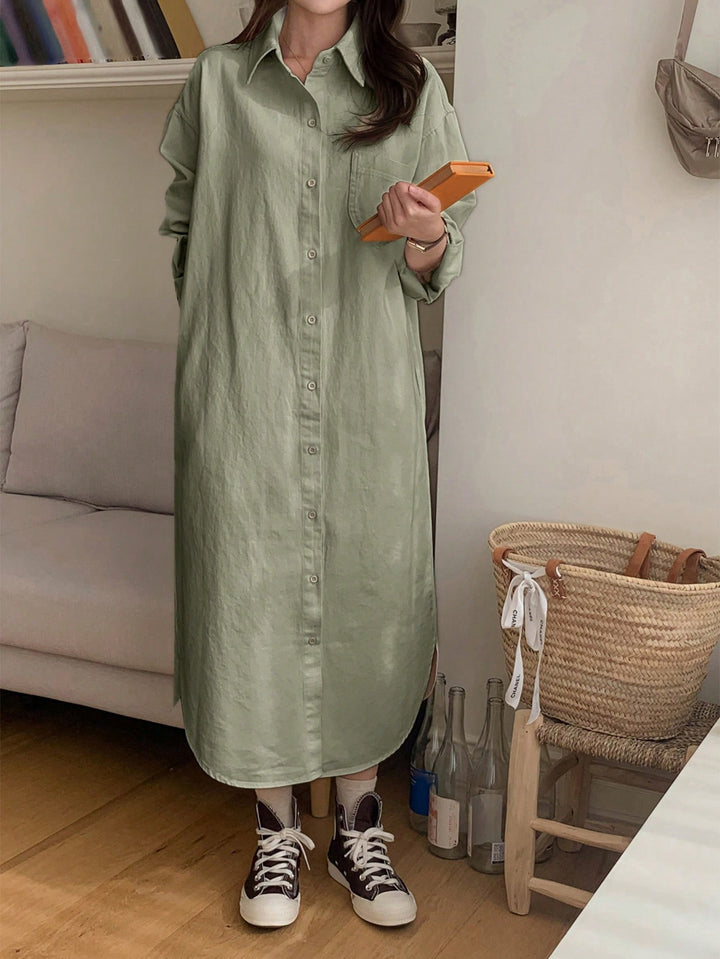 Rochie maxi SHEIN, kaki