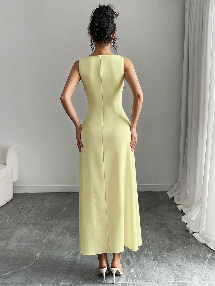 Rochie midi SHEIN, galben