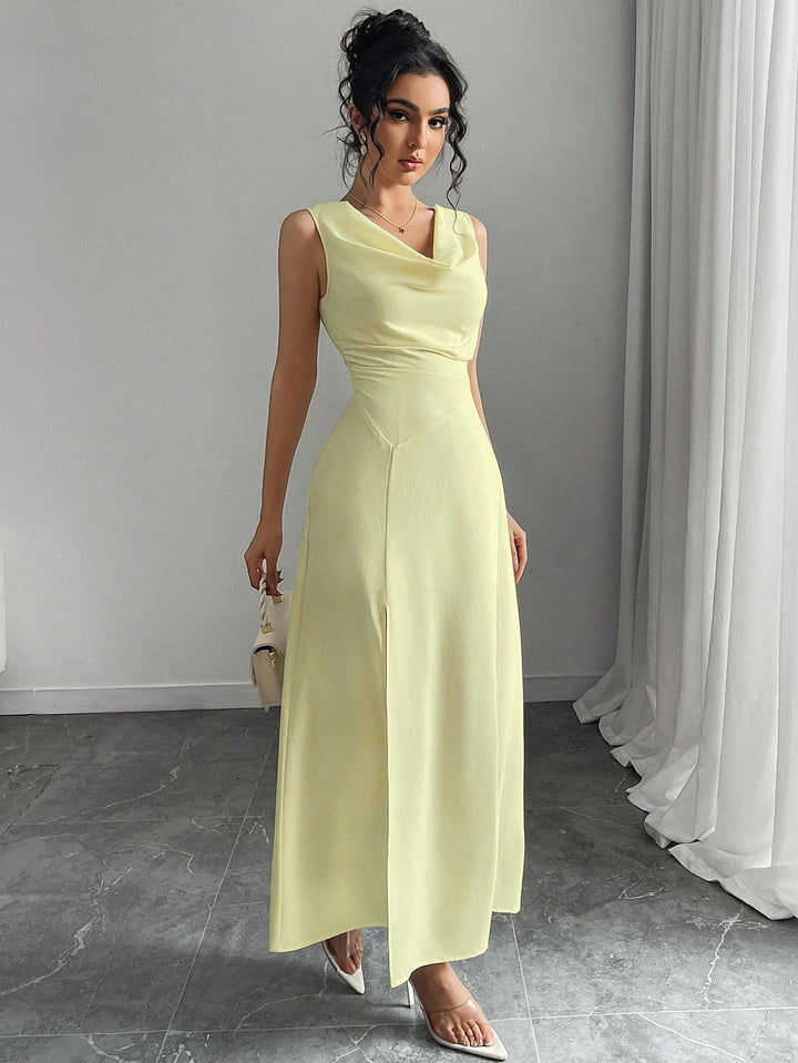 Rochie midi SHEIN, galben