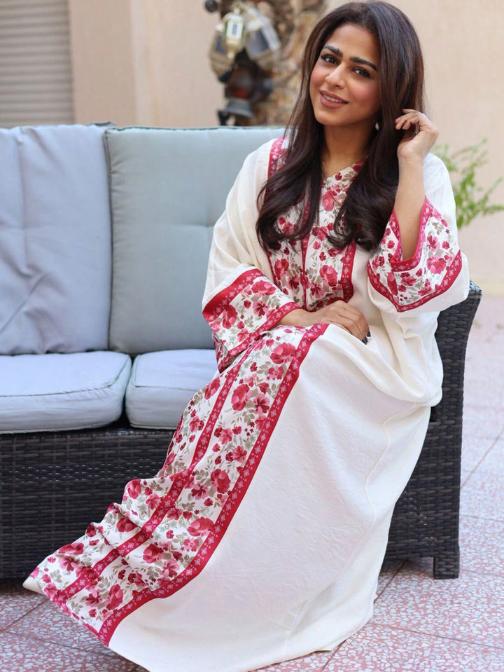 Set caftan și jalabiya SHEIN, mix culori