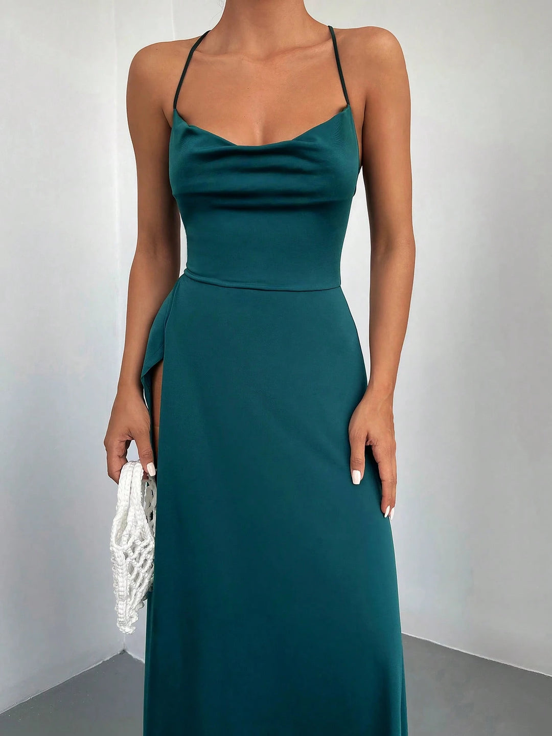 Rochie maxi SHEIN, verde