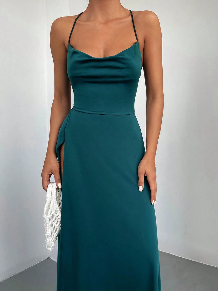 Rochie maxi SHEIN, verde