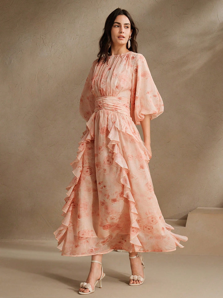 Rochie maxi SHEIN, mix culori