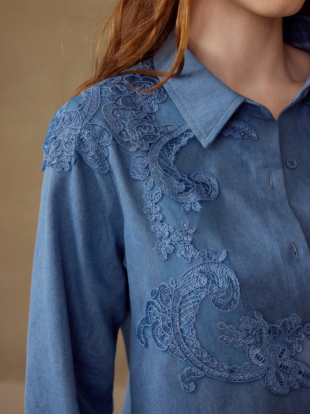 Bluza din denim SHEIN