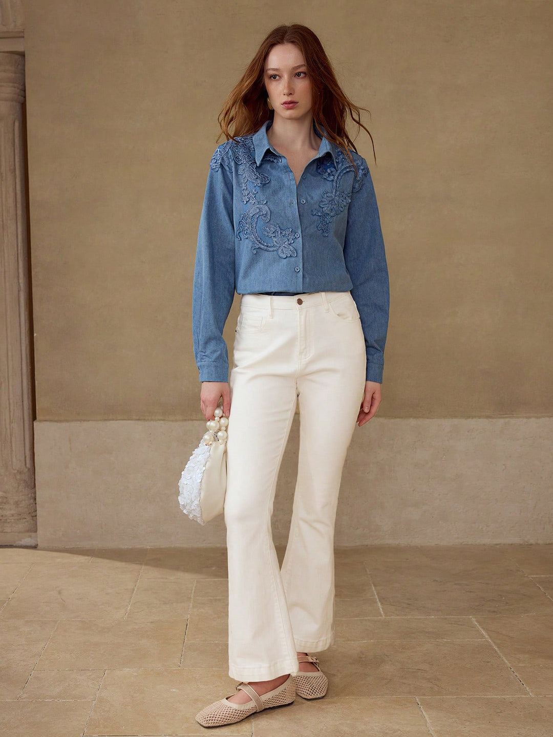 Bluza din denim SHEIN
