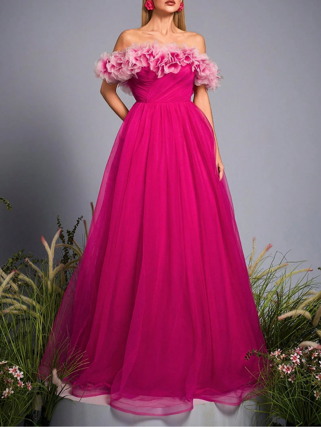Rochie de ocazie SHEIN, roz