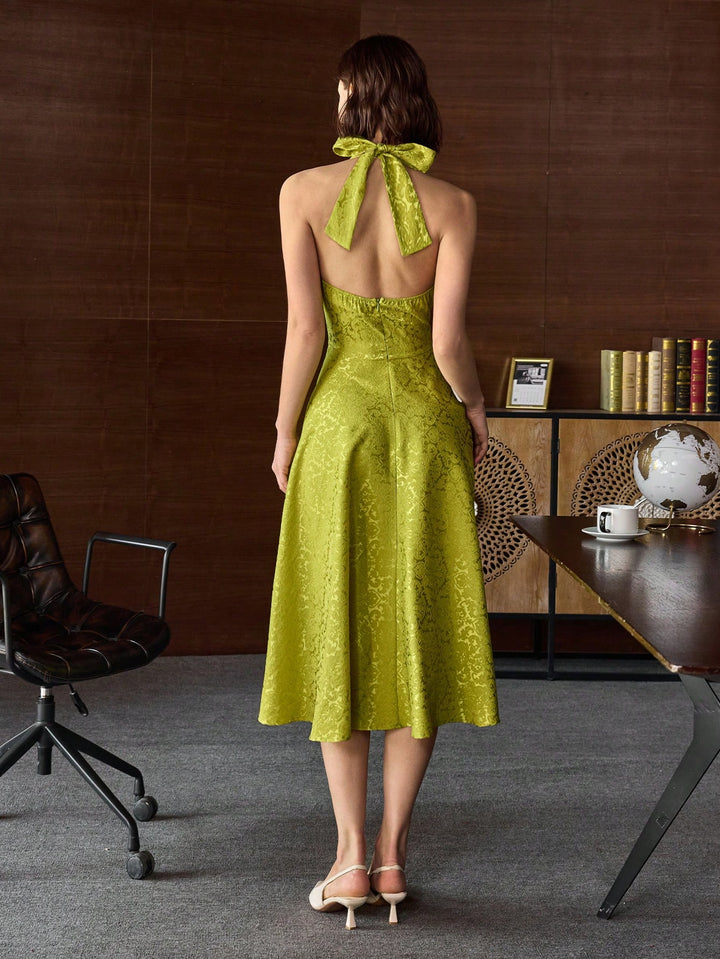 Rochie midi SHEIN, verde