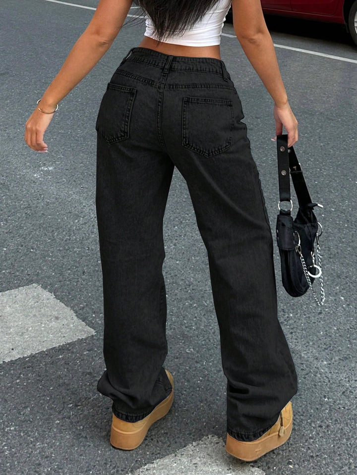 Jeans SHEIN, negru