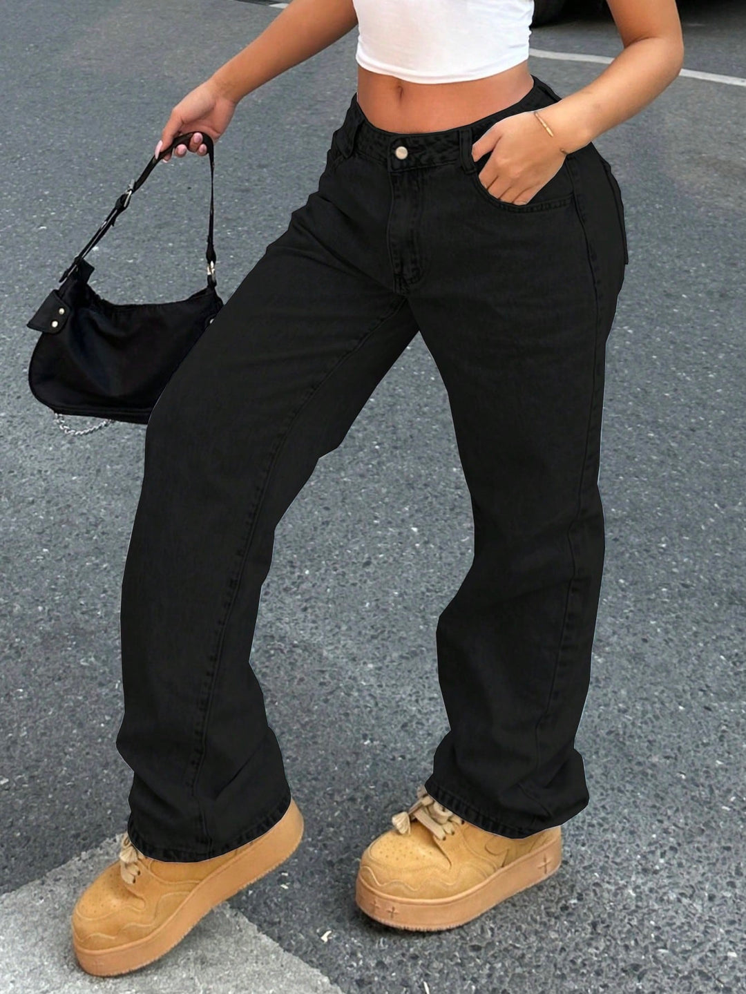 Jeans SHEIN, negru