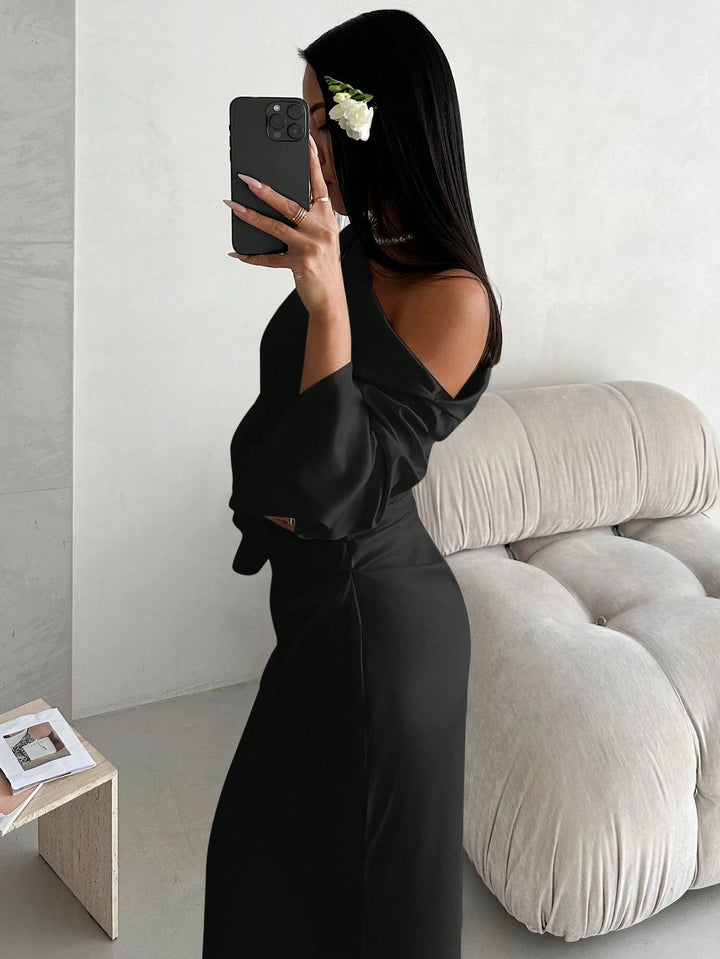 Rochie maxi SHEIN, negru