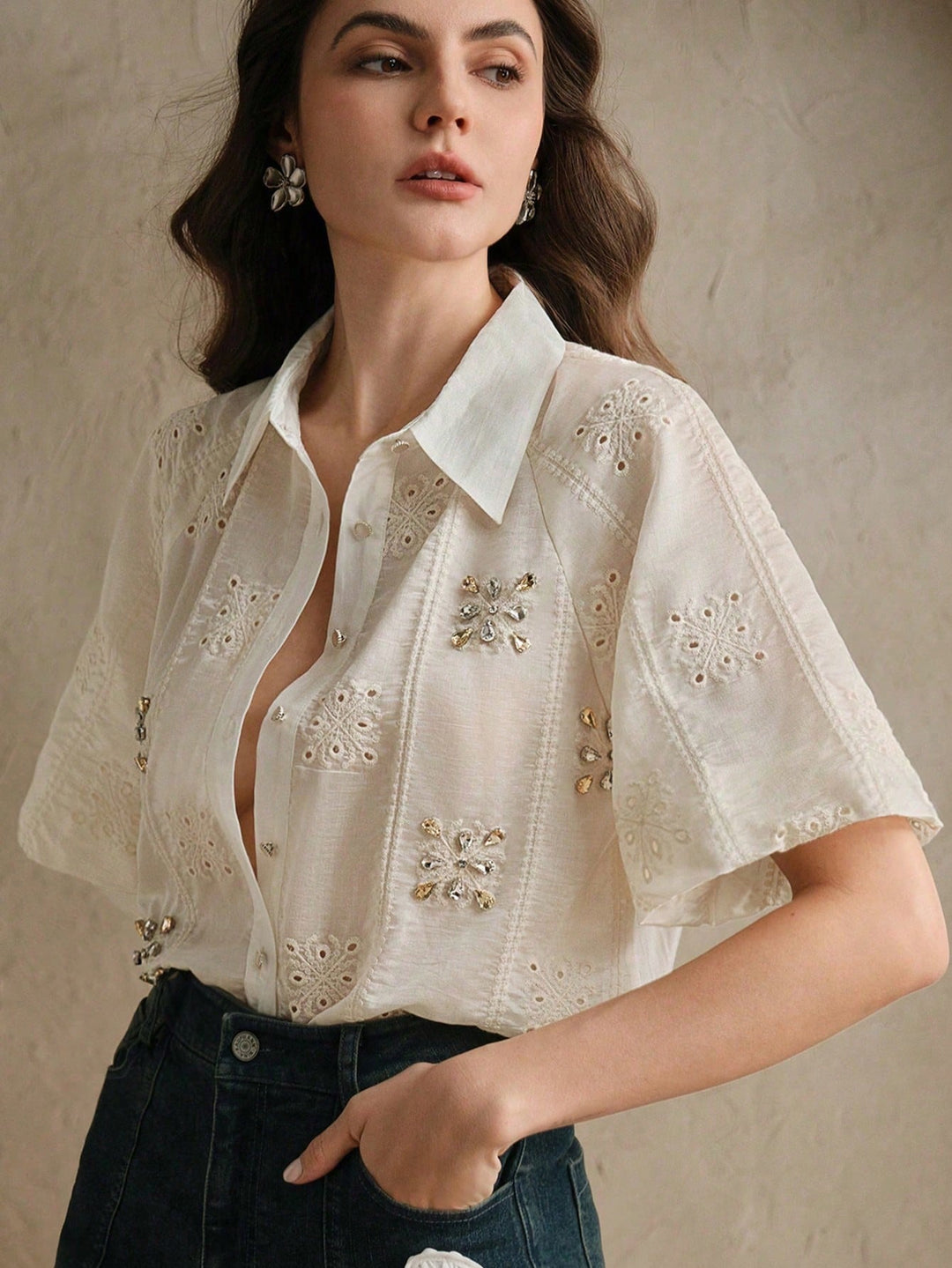 Bluza SHEIN, bej