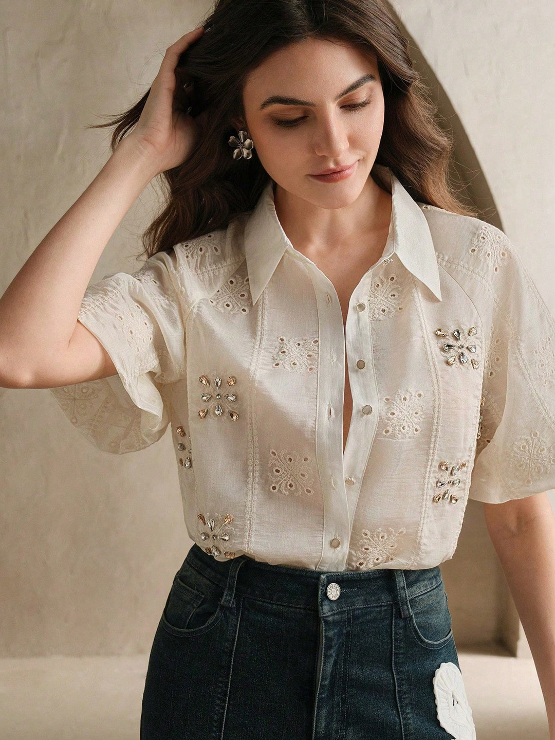 Bluza SHEIN, bej