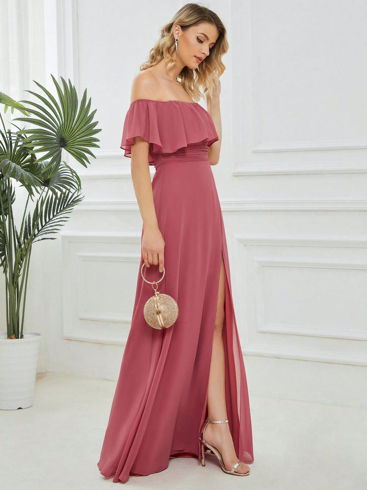 Rochie maxi SHEIN, roz