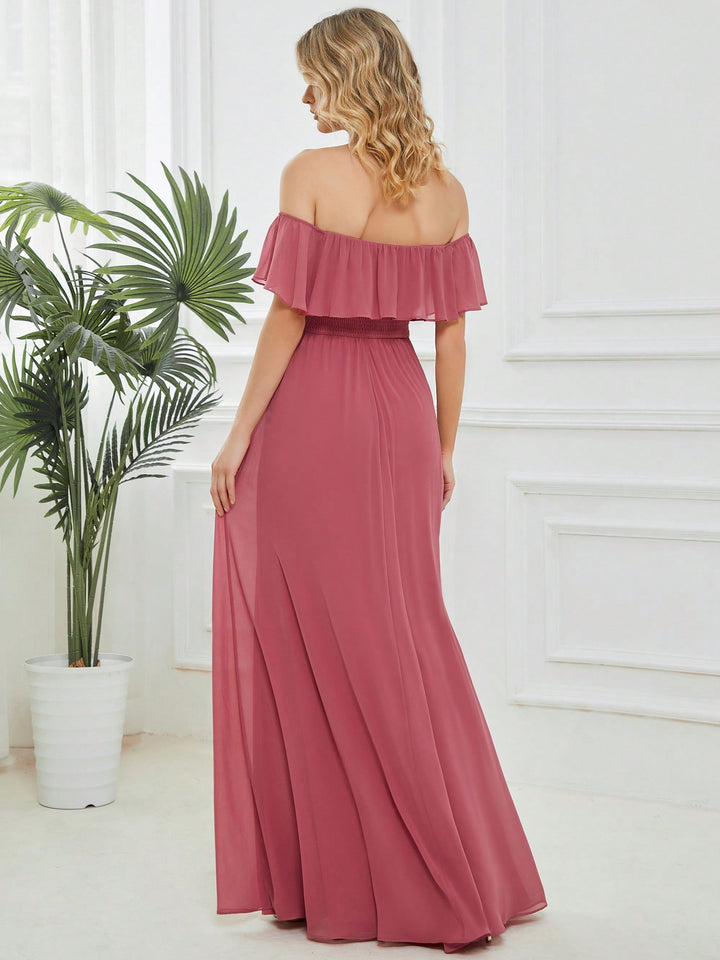 Rochie maxi SHEIN, roz