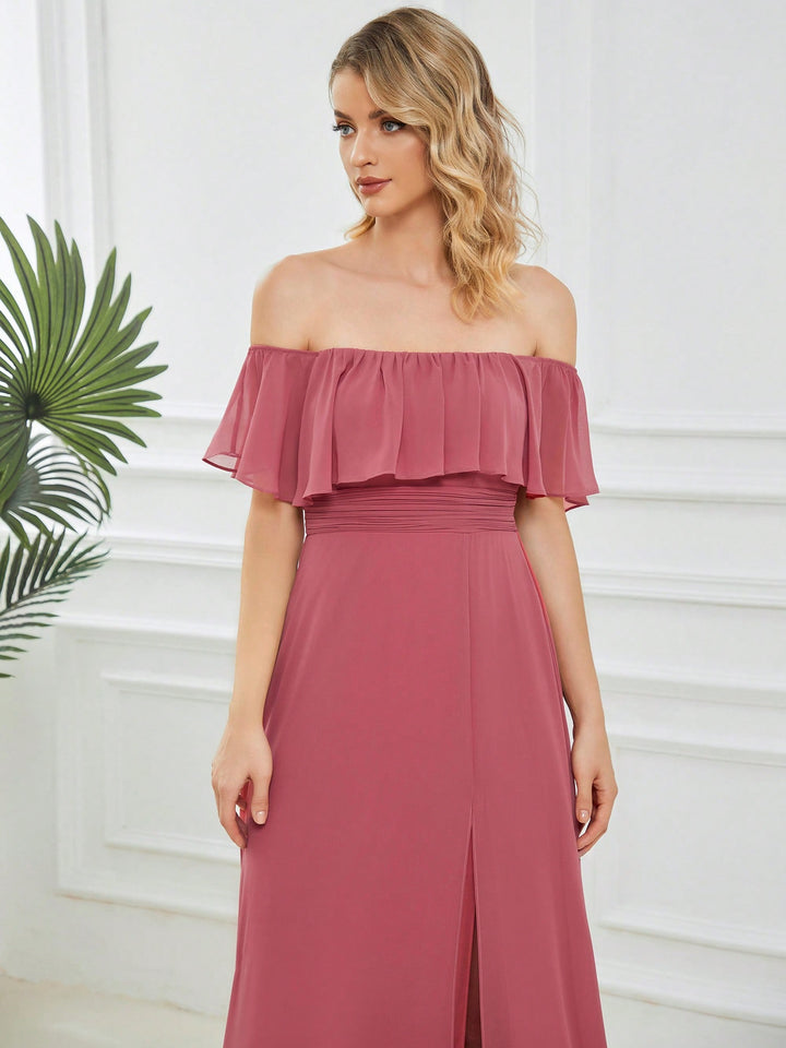 Rochie maxi SHEIN, roz