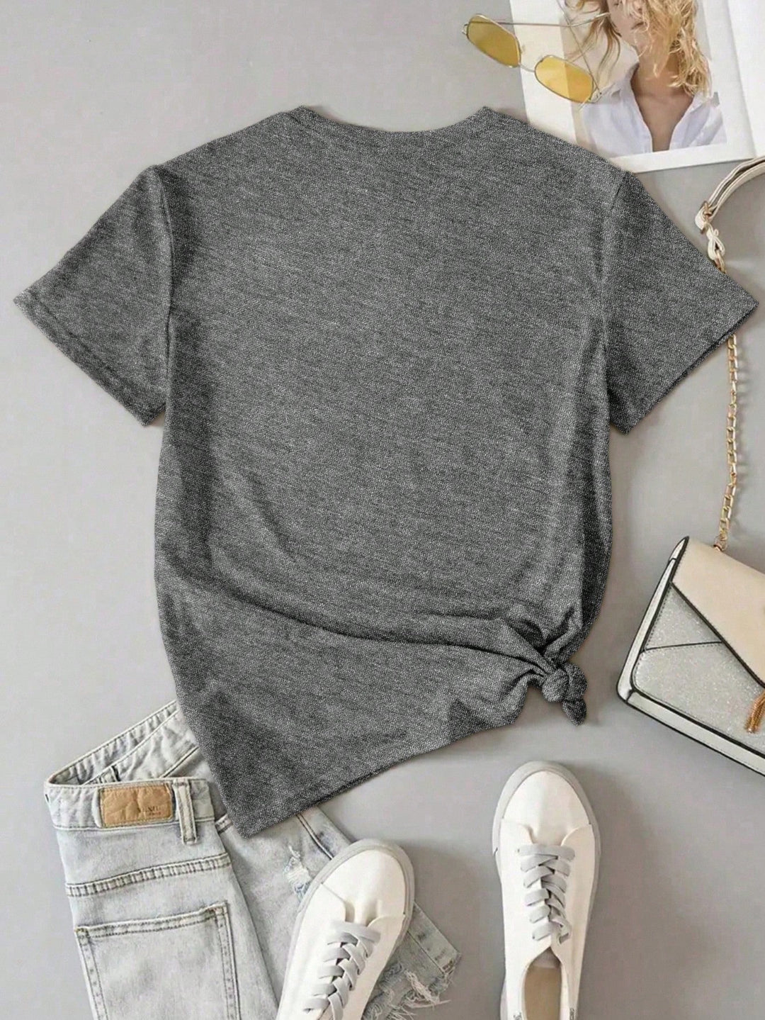 Tricou SHEIN, gri