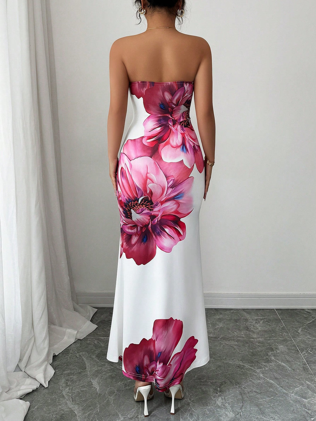 Rochie maxi SHEIN, mix culori