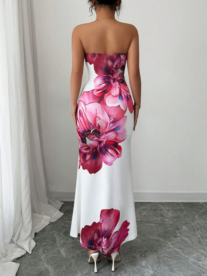 Rochie maxi SHEIN, mix culori