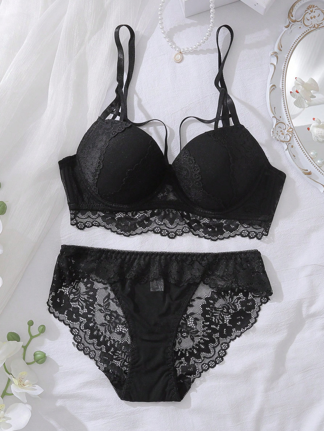Set lenjerie SHEIN, negru