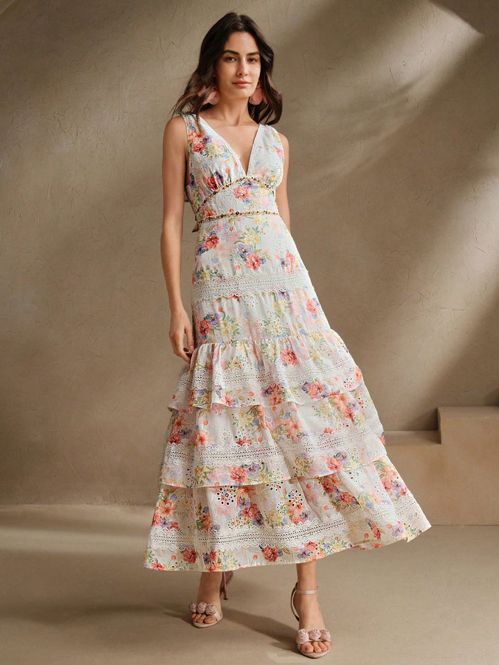 Rochie maxi SHEIN, roz