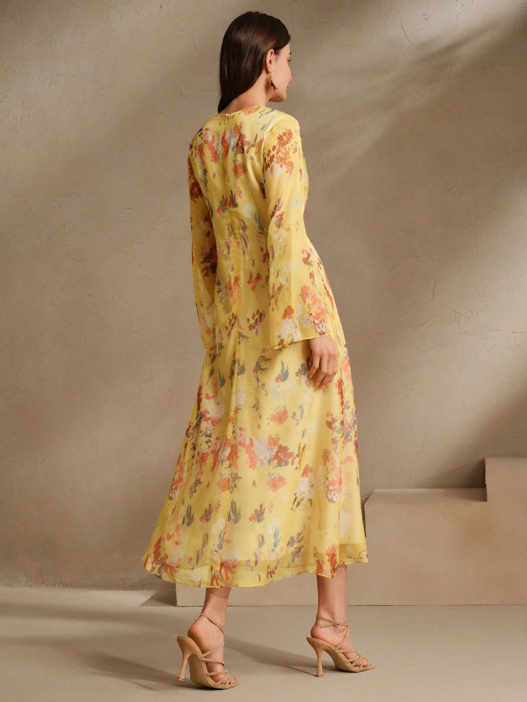 Rochie maxi SHEIN, galben