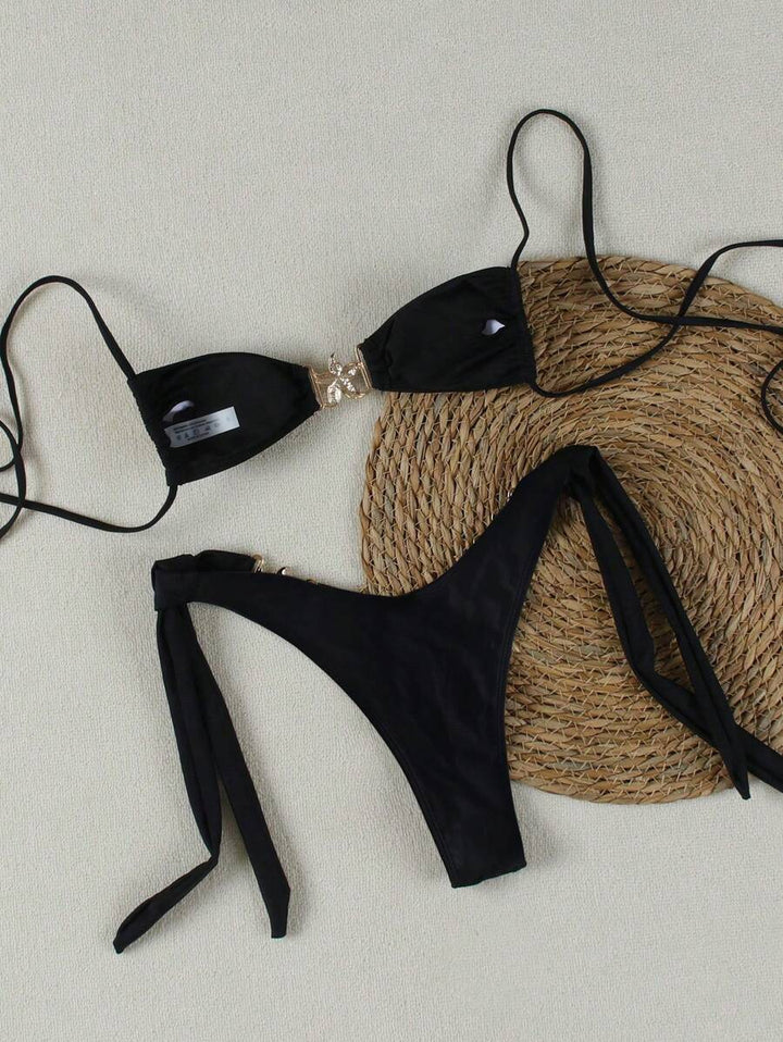 Costum de baie SHEIN, negru